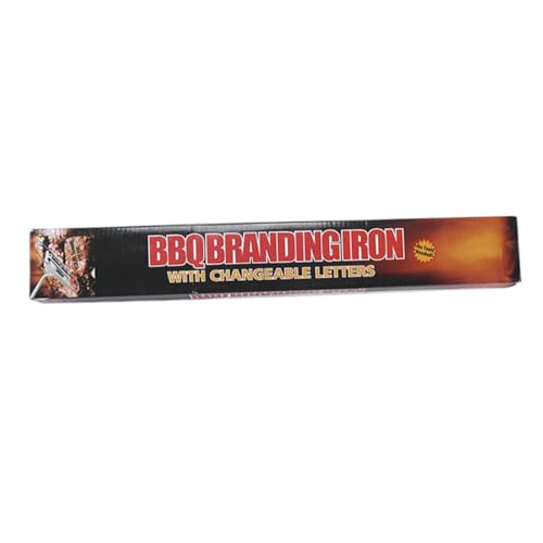 Set de hierro para marcar BBQ de aluminio con letras miniatura 6