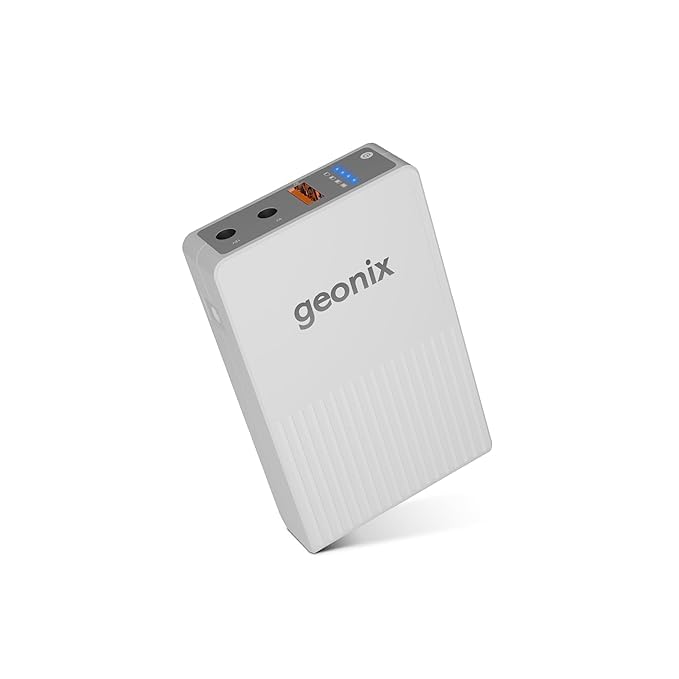 Image of Geonix Trot R7 Mini UPS | Up to 6 Hours Backup | Dual 2000mAh Battery | DC & USB Output | UPS for WiFi Router /Modem /Set top Box Devices White