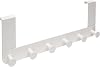 IKEA Enudden door hanger, metal, white, with 6 hooks for hanging