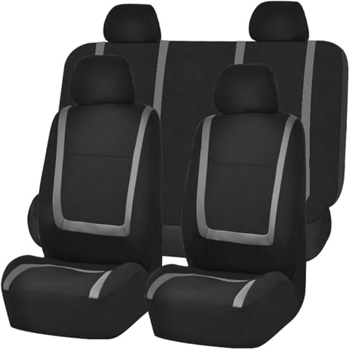 DASTOP Coche Fundas de Asientos para Cit Roen C4 2011 2020, Juegos de Cubreasientos Tela Protectores Asientos Fundas Lavable Auto Accesorios,D/Grey