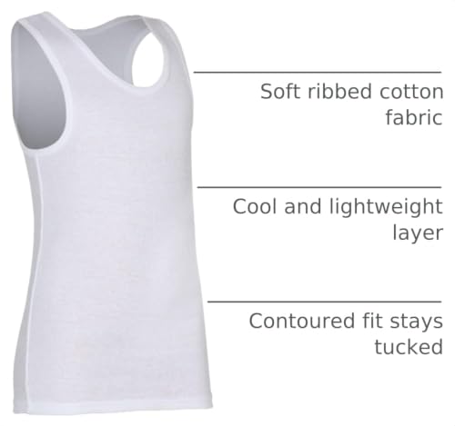 Image of Fruit of The Loom Boys' Eversoft Cotton Undershirts, T Shirts & Tank Tops