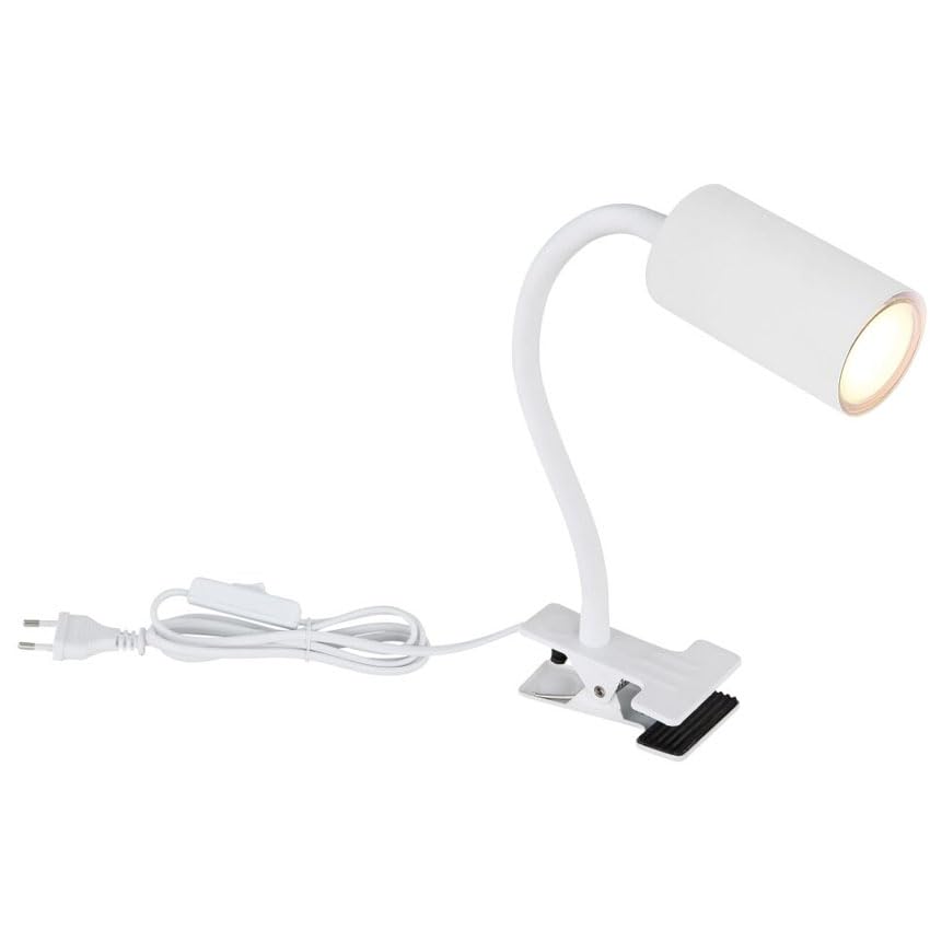 Spot Gu10 flexible blanc pour gagner de la place sur une table de travail