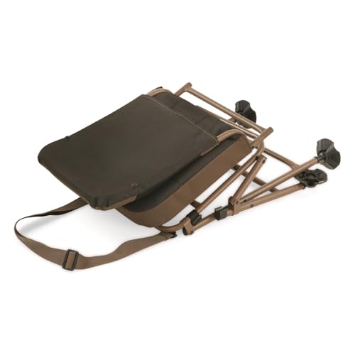 Image of Guide Gear Huntrite 360 Swivel Hunting Blind Chair, 300 Pound Capacity, Folding, Lightweight, Portable, Padded Cushion Hunting Seat, Hunt Gear and Equipment, Black