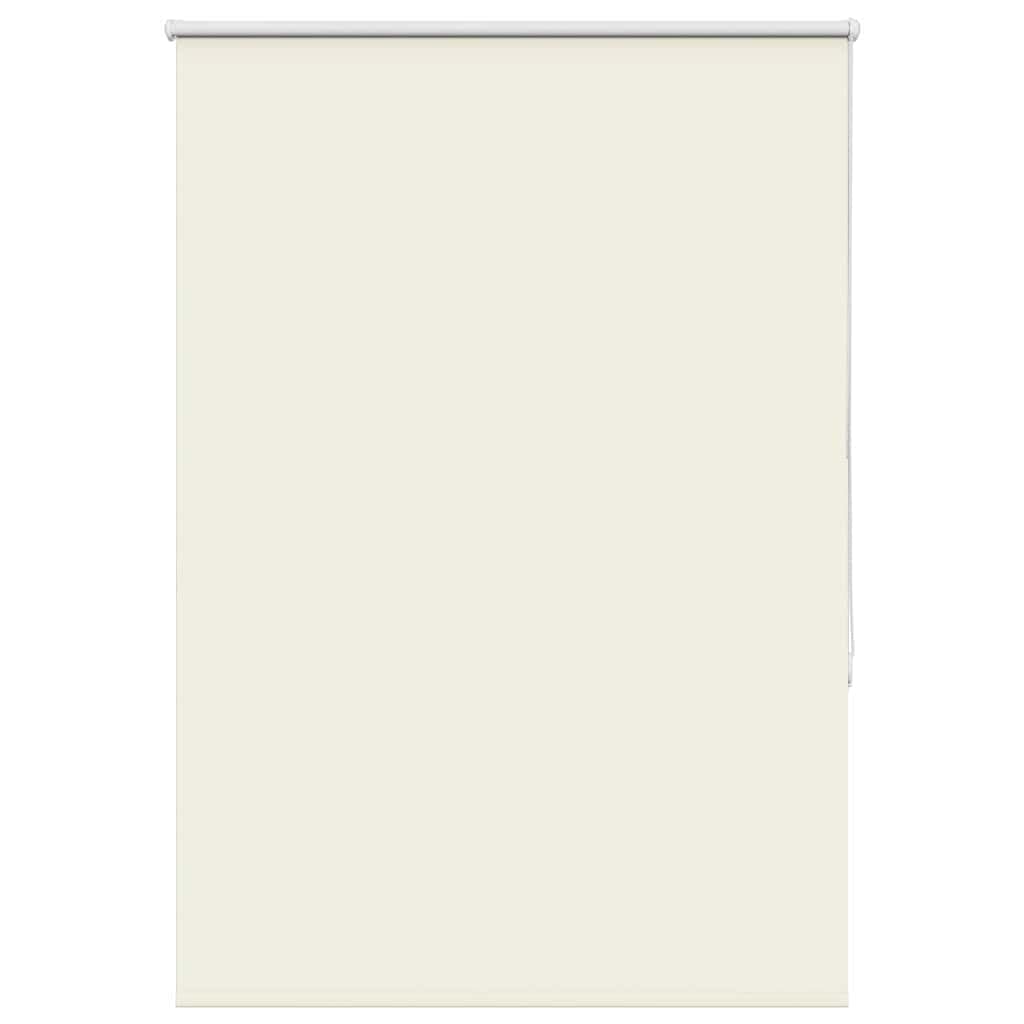 Vidaxl Off White Roller Blind Blackout 90X175 Cm Fabric Width 85.7 Cm Polyester, Day And Night Blind, Kitchen Blind, Blackout Roller Shade