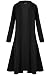 Womens Ladies Floaty Casual Waterfall Long Sleeves Open Front Maxi Long Cardigan