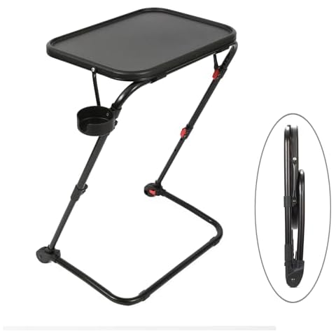 FRESMINT Adjustable Folding TV Tray Cover