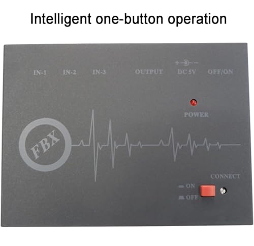 Supresor de retroalimentación profesional mini, procesador de audio anti-lloriqueo, operación inteligente con un solo botón, para sala de conferencias y estudio de grabación miniatura 3