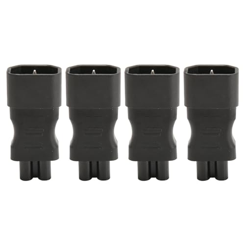 Adaptador de corriente IEC320 C14 a chasis PDU de cobre eficiente, pack de 4 piezas 6