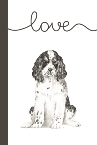  Springer Spaniel: Cute Spring Spaniel Composition Notebook and Journal – Wide-Ruled Journal Pages – Dot Grid Journal Pages – Sketch Pages