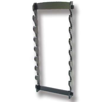 Playwell Soporte para armas de artes marciales, soporte para espadas de 8 niveles montado en la pared