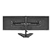 Mount-It! Dual Monitor Stand for Desk - Double Monitor Mount for 2 Screens up to 32 Inch and 17 Lbs - Free-Standing Base Swivel, Tilt, Rotates 360 Adjustable Arms - VESA Compatible High Grade Steel