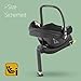 Maxi-Cosi CabrioFix i-Size Babyschale, CabrioFix i-Size ISOFIX Base Bundle - Gruppe 0+ Kindersitz, Flexibles Travelsystem, 0-12 Monate, 40-75 cm + CabrioFix i-Size Base, Essential Black