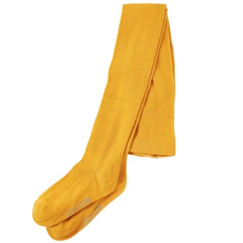Collants enfants ocre coton anti-irritation avec ceinture souple qui ne serre pas