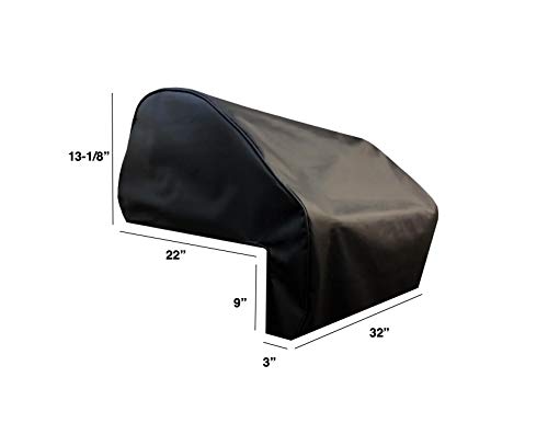 Windproof Covers 32 Inch Heavy Duty Premium Vinyl Grill Cover To Fit Blaze Built-In Grill #TOP1