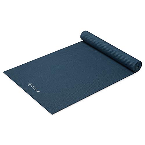 Image of Gaiam Yoga Mat - Solid Color Exercise & Fitness Mat for All Types of Yoga, Pilates & Floor Exercises (68 inch x 24 inch x 4mm or 6mm Thick)