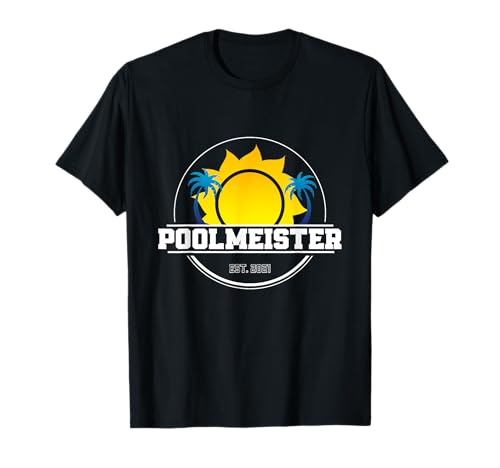 Piscina Maestro Natación Bañarse Poolboy Camiseta