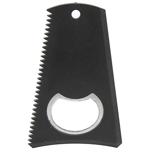 DEWIN Peine Bordes dentados 7.9x5.2cm Material de Metal plástico portátil Tabla de Surf Rascador de Cera Peine de Limpieza