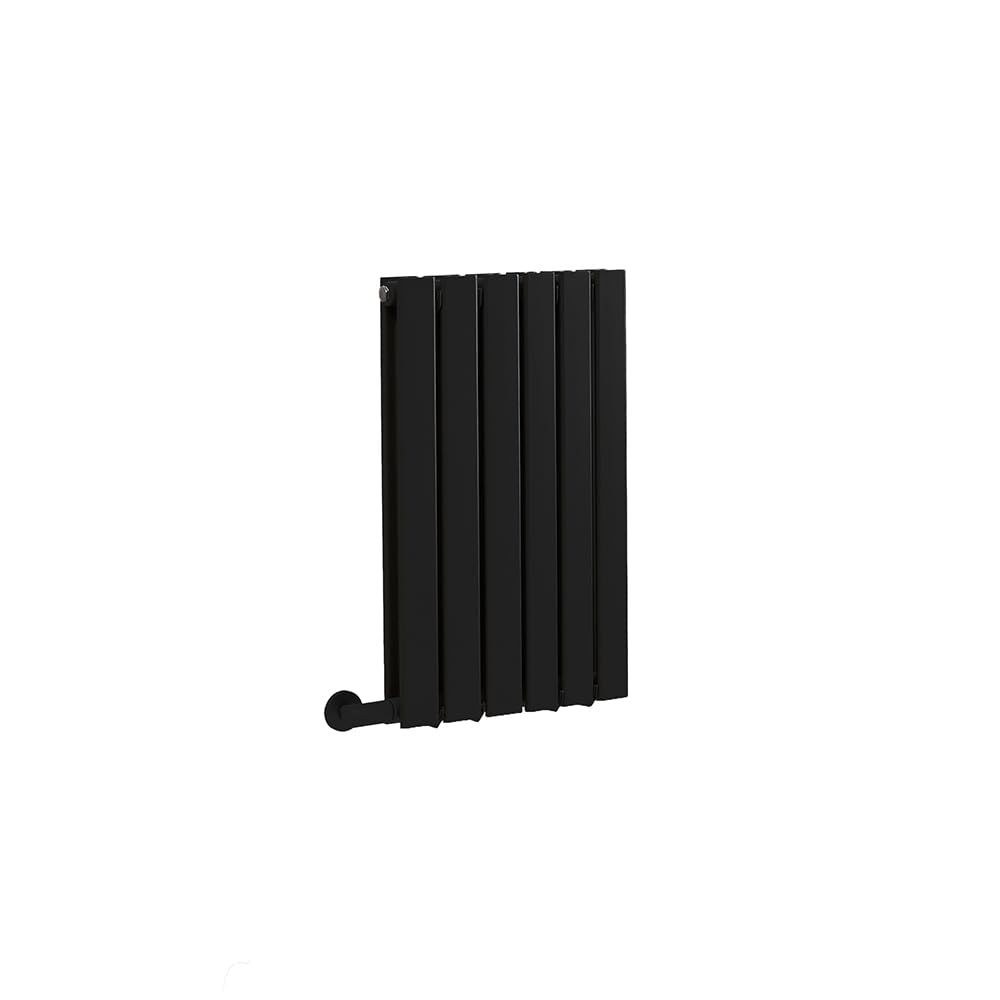 Milano Alpha 600W Black Horizontal Double Flat Panel Electric Radiator Cable Cover - 635mm x 420mm