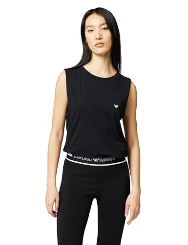EMPORIO ARMANI Tanktop, Schwarz, XL Damen