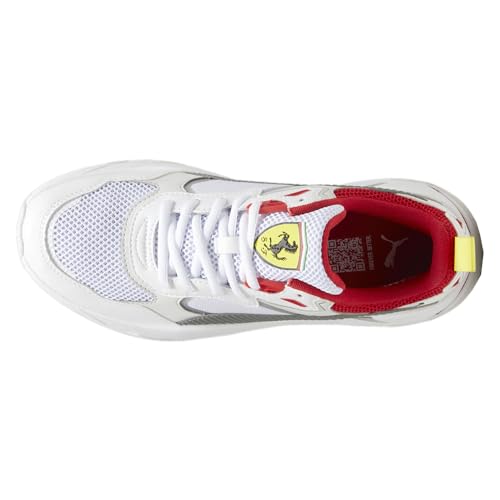 PUMA Mens Scuderia Ferrari Trinity Lace Up Sneakers Shoes Casual - White4