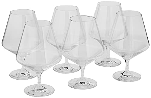 Zwiesel Glas Tritan Pure Barware Collection, 6 Count (Pack Of 1), Cognac Glass #TOP1