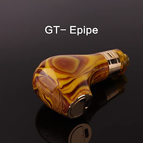 Ksing-GT-Epipe-40W-Golden-E-Pipe-1000mah-with-USB-C-Charger-E-Cigarette-Starter-Kit-Airflow-Adjustable-2ml-Refillable-Atomizer-Tank-E-Pipes-Vapor-Gift-Package-No-Nicotine-Resin-Color