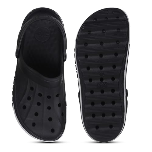 Image of Liberty A-HA LITEWALK Clogs for Men Black, Navy Blue, Green, Grey, Blue, Khaki & Off White | Casual Slip-On Slingback Clog for Walking & Outdoor Use