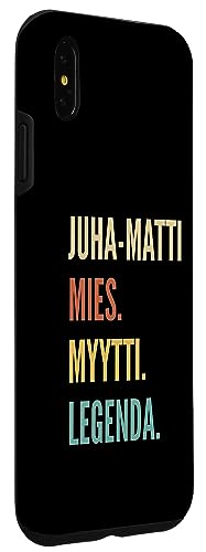 Image of iPhone XS Max Funny Finnish First Name Design - Juha-Matti Case