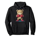 Costume de nounours cool avec gants de boxe pour adultes et enfants Sweat à Capuche