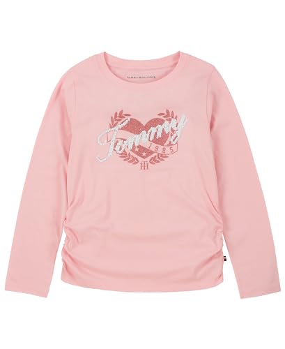 Image of Tommy Hilfiger Girls Long Sleeve Logo Graphic Crew Neck T-Shirt