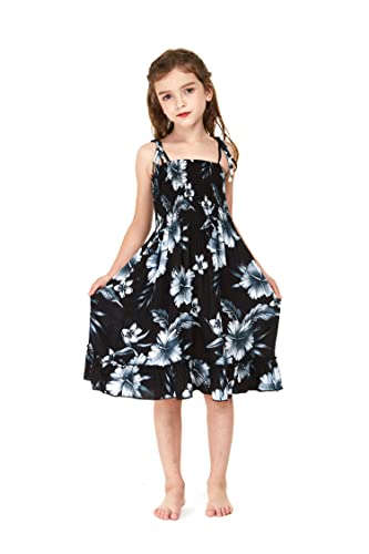 Image of Hawaii Hangover Family Matching Hawaiian Clothes, Midnight Bloom | Family matching Hawaiian outfits, Midnight Bloom, lightweight rayon, machine washable, tropical floral print, luaus, cruises