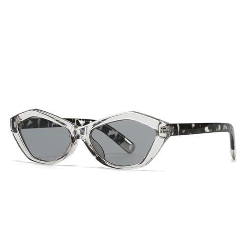 Lunettes de soleil œil de chat branches rétro pour affiner les traits du visage