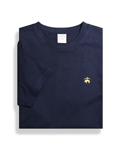 Brooks Brothers Men's Short Sleeve Cotton Crew Neck Logo T-Shirt3