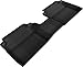 3D MAXpider - L1HY01821509 Second Row Custom Fit All-Weather Floor Mat for Select Hyundai Elantra GT Models - Kagu Rubber (Black)