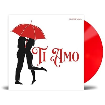 Ti Amo Red Coloured Vinyl, Gift for Couples, For Him and Her, Gift Ideas for Couples, Anniversary Gift