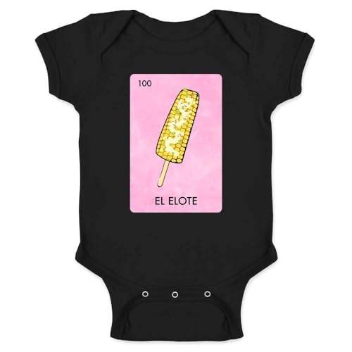 Image of Pop Threads El Elote Mexican Lottery Parody Street Corn Funny Infant Baby Boy Girl Bodysuit