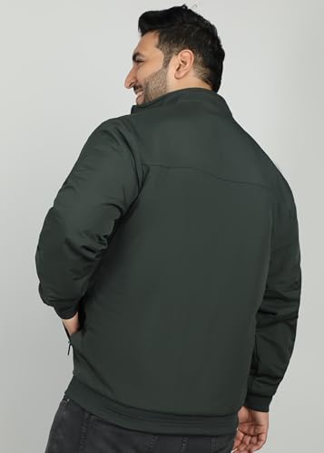 Image of ELLIPSE Nylon Full Sleeve Oversized Men's Winter Jacket | Winter Wear Oversized Jacket For Men's