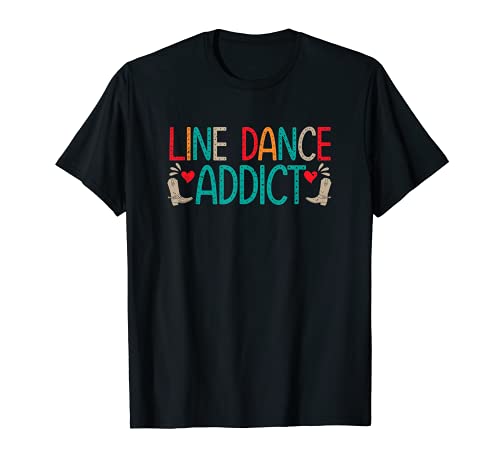 Adicto al baile en línea Bailes de campo Bailarín Camiseta
