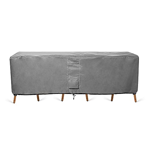 Khomo Gear - Patio Table & Chair Set Cover - Durable And Water Resistant Outdoor Furniture Cover, Medium Size #TOP1