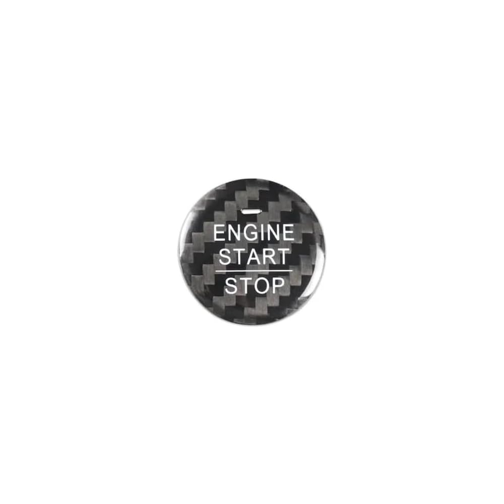QIZUN Car Engine Start Stop Button Cover for WEY VV5/VV6/VV7/P8, Push Button Ignition Switch Protector, Car Push Start Button Cover, 30MM,Black