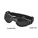 Schwimmbrille für Hunde, Größe M, UV-Schutz, verstellbarer Riemen, faltbar, Haustier-Sonnenbrille für Plateau, Langlauf, Laufen, Skifahren