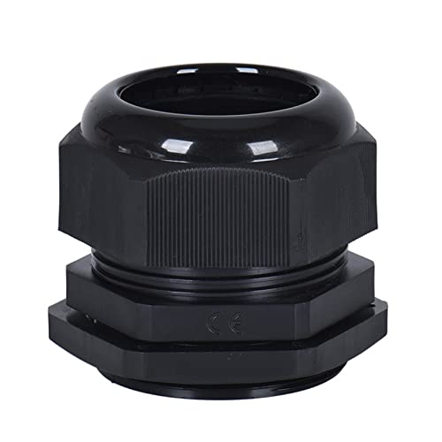 25 Pièces Plastique M10 Presse-étoupe - IP68 Etanche 2mm-5.5mm Fil Conduit Electrique Joint de Connecteur Cover