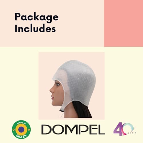 Dompel Silicone Highlight Hair Cap Color White Type Athenas | Hair Highlighting Cap | Salon-Quality Hair Highlights | Suitable For All Hair Types | Model 400-Sa #TOP2