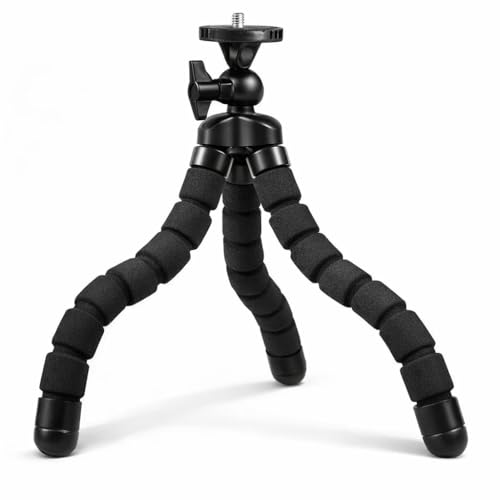 Flexible Tripod for Camera & Phone – 10” Bendable Mini