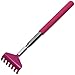 Produktbild iGadgitz Home U7103 - Edelstahl Kratzhand Rückenkratzer Teleskop Kratzwerkzeug - Rosa - 1stk