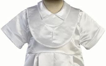 Boy's Christening Romper with Bonnet