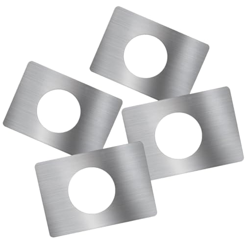 Placas de refuerzo de acero inoxidable de diseño reforzado para puertas 2