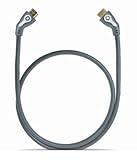  OEHLBACH Highspeed Shape SL 3m HDMI HDMI Kabel Anthrazit - HDMI-Kabel (3 m, HDMI Typ A (Standard), HDMI Typ A (Standard), 3D, 18 Gbit/s, Anthrazit