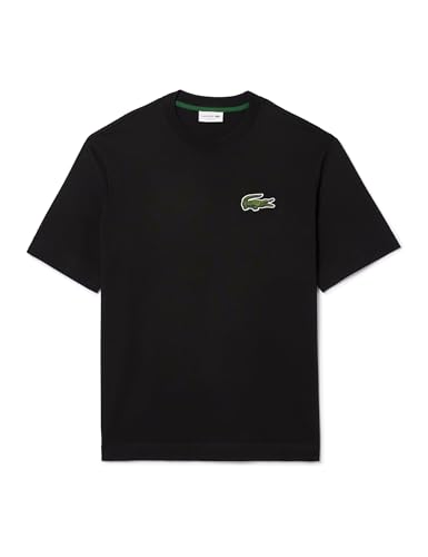 Lacoste Coton T-Shirt pour Homme Noir L