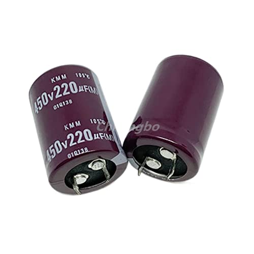 Condensateur électrolytique 450V 220UF en aluminium pour circuits